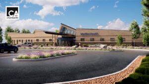 rendering of the new MarillacHealth health care facility in grand junction, co