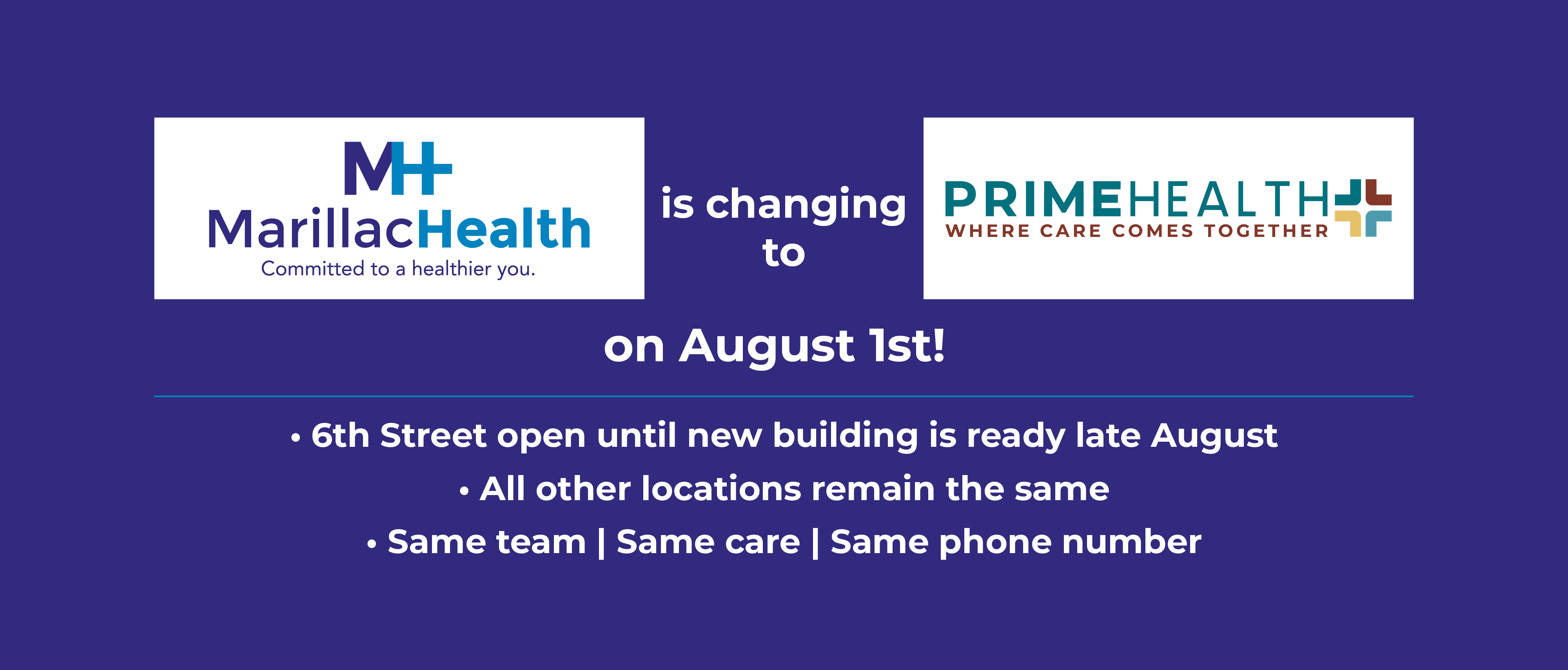 marillachealth is changing to primehealth+